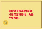 运城灵芝粉基地(运城打造灵芝粉基地，助推产业发展)