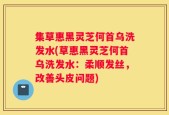 集草惠黑灵芝何首乌洗发水(草惠黑灵芝何首乌洗发水：柔顺发丝，改善头皮问题)