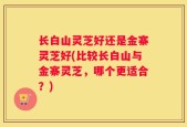 长白山灵芝好还是金寨灵芝好(比较长白山与金寨灵芝，哪个更适合？)