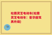 松露灵芝电动车(松露灵芝电动车：豪华座驾再升级)