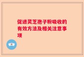 促进灵芝孢子粉吸收的有效方法及相关注意事项