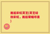 雨后彩虹灵芝(灵芝绽放彩虹，雨后荣耀尽显)