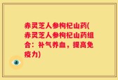 赤灵芝人参枸杞山药(赤灵芝人参枸杞山药组合：补气养血，提高免疫力)