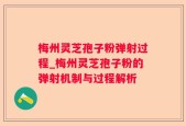 梅州灵芝孢子粉弹射过程_梅州灵芝孢子粉的弹射机制与过程解析
