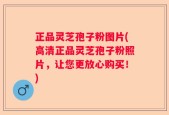 正品灵芝孢子粉图片(高清正品灵芝孢子粉照片，让您更放心购买！)