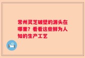 常州灵芝破壁的源头在哪里？看看这些鲜为人知的生产工艺