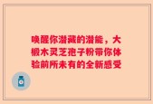 唤醒你潜藏的潜能，大椴木灵芝孢子粉带你体验前所未有的全新感受