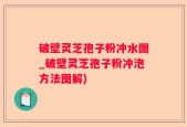 破壁灵芝孢子粉冲水图_破壁灵芝孢子粉冲泡方法图解)