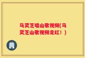 马灵芝唱山歌视频(马灵芝山歌视频走红！)