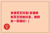 青浦灵芝抖音(青浦稀有灵芝惊艳抖音，被网友一夜爆红！)