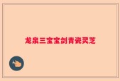 龙泉三宝宝剑青瓷灵芝