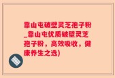 靠山屯破壁灵芝孢子粉_靠山屯优质破壁灵芝孢子粉，高效吸收，健康养生之选)
