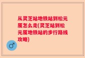 从灵芝站地铁站到松元厦怎么走(灵芝站到松元厦地铁站的步行路线攻略)