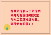 野生灵芝和人工灵芝的成分对比图(野生灵芝与人工灵芝成分对比，哪种更有价值？)