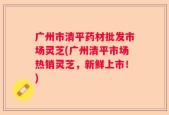 广州市清平药材批发市场灵芝(广州清平市场热销灵芝，新鲜上市！)