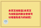 赤灵芝绞股蓝(赤灵芝与绞股蓝的联合使用可以增强免疫力的秘密)