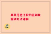 真灵芝孢子粉的区别及鉴别方法详解