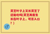 灵芝叶子上又长灵芝了还能吃吗(灵芝再度生长在叶子上，可否入口？)
