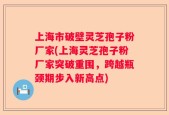 上海市破壁灵芝孢子粉厂家(上海灵芝孢子粉厂家突破重围，跨越瓶颈期步入新高点)