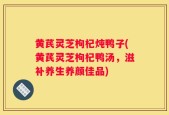黄芪灵芝枸杞炖鸭子(黄芪灵芝枸杞鸭汤，滋补养生养颜佳品)