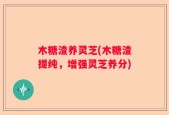 木糖渣养灵芝(木糖渣提纯，增强灵芝养分)
