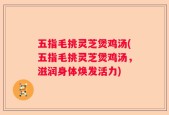 五指毛挑灵芝煲鸡汤(五指毛挑灵芝煲鸡汤，滋润身体焕发活力)