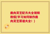 鹿肉灵芝配方大全视频教程(学习如何制作鹿肉灵芝菜谱大全！)