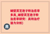 破壁灵芝孢子粉治愈率多高_破壁灵芝孢子粉治愈率研究：高效治疗潜力分析)