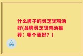 什么牌子的灵芝煲鸡汤好(品牌灵芝煲鸡汤推荐：哪个更好？)