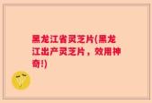 黑龙江省灵芝片(黑龙江出产灵芝片，效用神奇!)