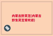 内蒙古野灵芝(内蒙古野生灵芝受欢迎)