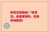 卵灵芝宠物狗(「卵灵芝」成康宠物狗，引爆市场需求)