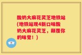 酸奶大麻花灵芝地铁站(地铁站现4新口味酸奶大麻花灵芝，颠覆你的味觉！)