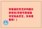 带着猫挖灵芝好吗图片表情包(带着可爱猫猫寻宝极品灵芝，快来看看吧！)