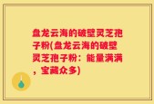 盘龙云海的破壁灵芝孢子粉(盘龙云海的破壁灵芝孢子粉：能量满满，宝藏众多)