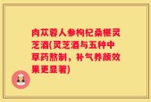 肉苁蓉人参枸杞桑椹灵芝酒(灵芝酒与五种中草药熬制，补气养颜效果更显著)