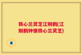 铁心兰灵芝江别鹤(江别鹤钟情铁心兰灵芝)