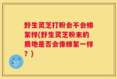 野生灵芝打粉会不会棉絮样(野生灵芝粉末的质地是否会像棉絮一样？)