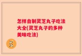 怎样自制灵芝丸子吃法大全(灵芝丸子的多种美味吃法)