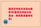 墨灵芝何首乌洗发水黑养芬(墨灵芝何首乌洗发水：助你黑发重焕光彩)