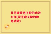 灵芝破壁孢子粉的功效与作(灵芝孢子粉的神奇功效)