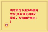 鸡吃灵芝下蛋多吗图片大全(多吃灵芝鸡蛋产量高，多张图片展示！)