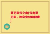 灵芝彩云之南(云南灵芝彩，神奇食材助健康)