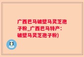 广西巴马破壁马灵芝孢子粉_广西巴马特产：破壁马灵芝孢子粉)