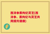 西洋参黑枸杞灵芝(西洋参、黑枸杞与灵芝共同提升健康)
