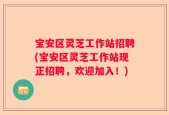 宝安区灵芝工作站招聘(宝安区灵芝工作站现正招聘，欢迎加入！)