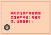 揭阳灵芝房产中介揭阳灵芝房产中介：专业可信，优质服务！)