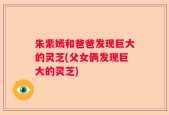 朱紫嫣和爸爸发现巨大的灵芝(父女俩发现巨大的灵芝)