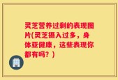 灵芝营养过剩的表现图片(灵芝摄入过多，身体亚健康，这些表现你都有吗？)