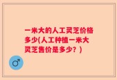 一米大的人工灵芝价格多少(人工种植一米大灵芝售价是多少？)